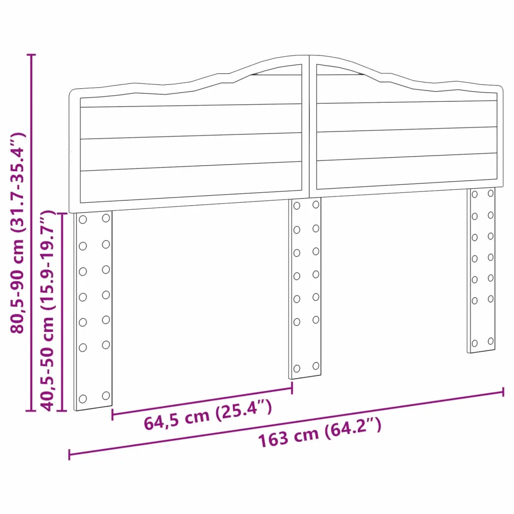 Testiera | Testata Bianco Legno multistrato