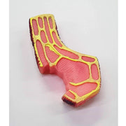 Trade Shop - Gioco Bistecca Rosa Suono Stridulo In Plastica Cani Cane Masticare Denti Animali -
