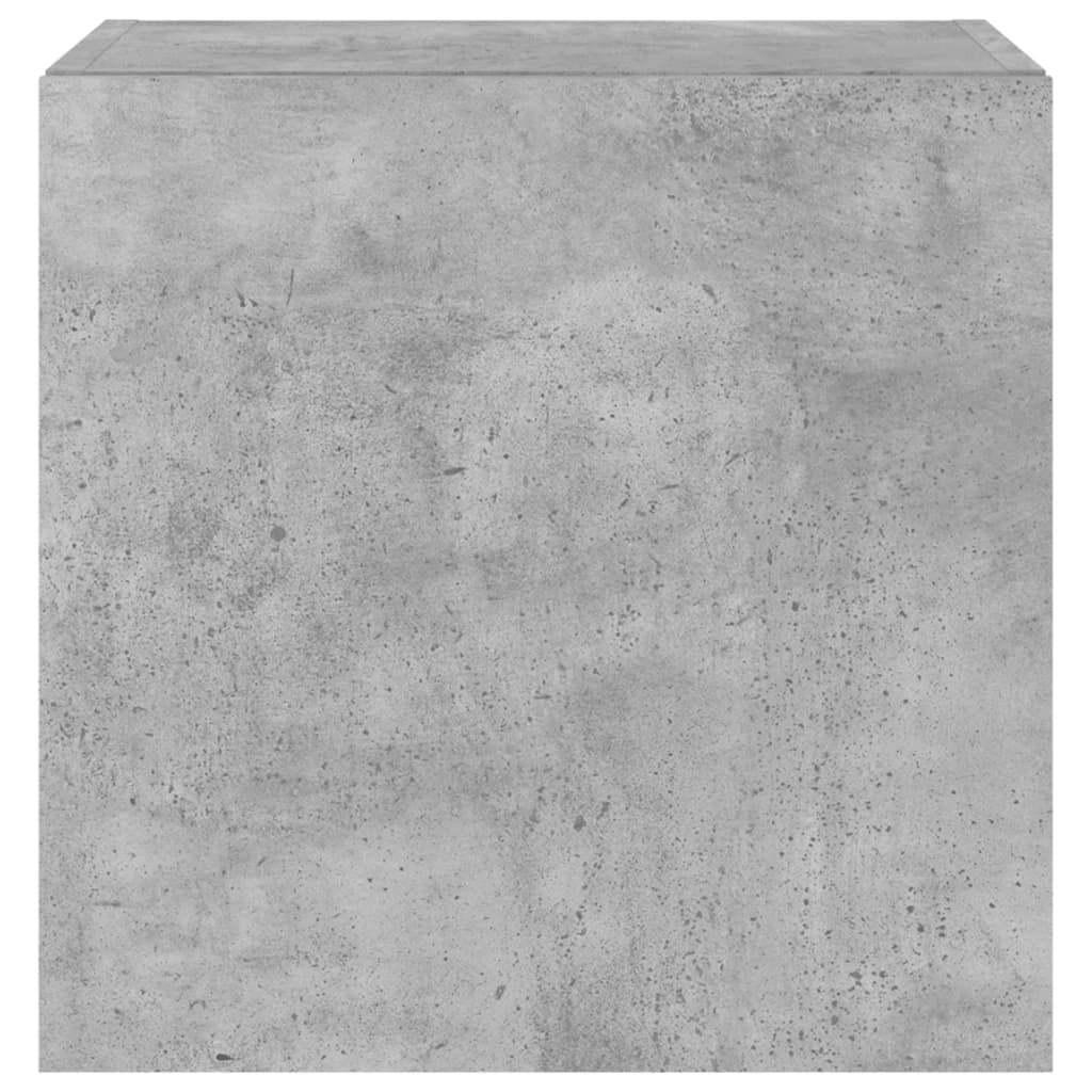 Mobile TV multimediale da parete mensola TV credenza mobile TV sala da pranzo soggiorno camera da letto e luci LED 2 pezzi 40,5 x 35 x 40 cm grigio 02_0029130