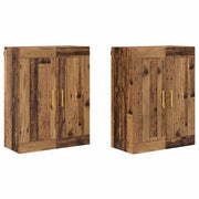 Armadietto a Muro | Mobile a muro 2 pz Legno vecchio 69,5 x 34 x 90 cm