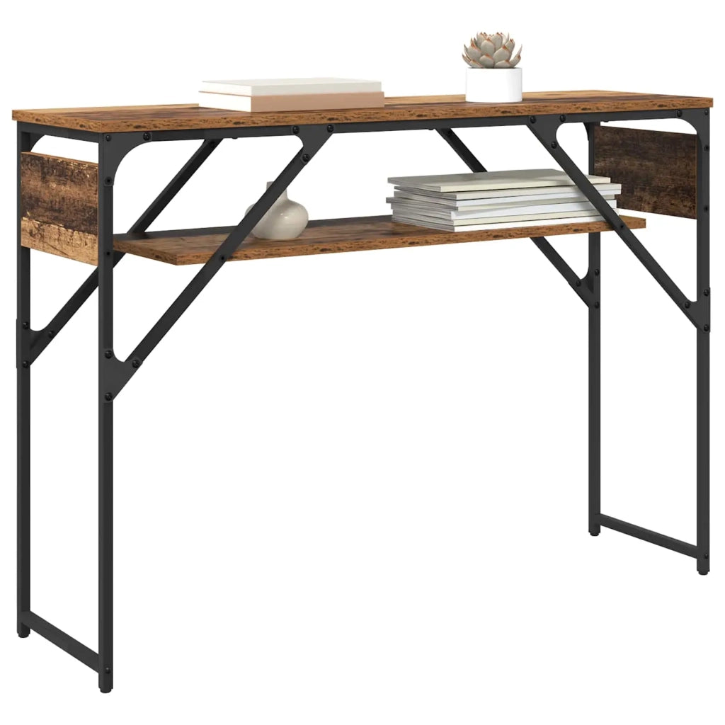 TavoloConsolle Legno vecchio 105x30x75cm Legno multistrato 882881