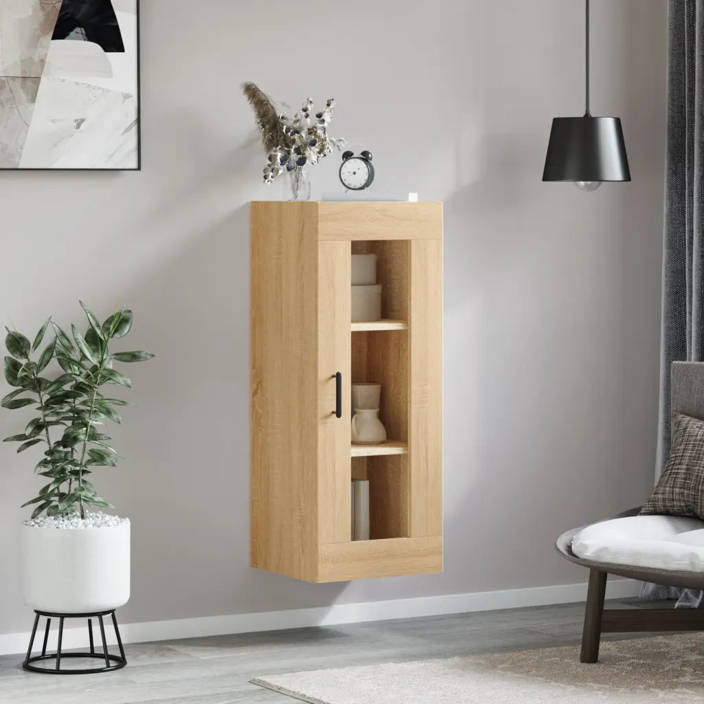 Mobile a Parete Rovere Sonoma 34,5x34x90 cmcod mxl 104547