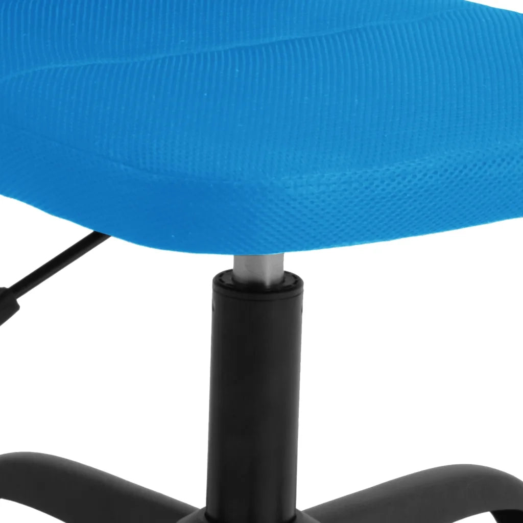 Sedia da Ufficio Altezza Regolabile Blu in Tessuto a Rete 353008