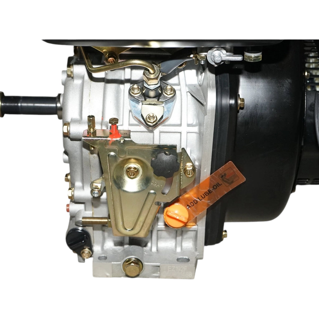 Motore diesel 13CV 192F, 498cc, 3600 giri/min, albero cilindrico filettato 25,4mm, avviamento a strappo