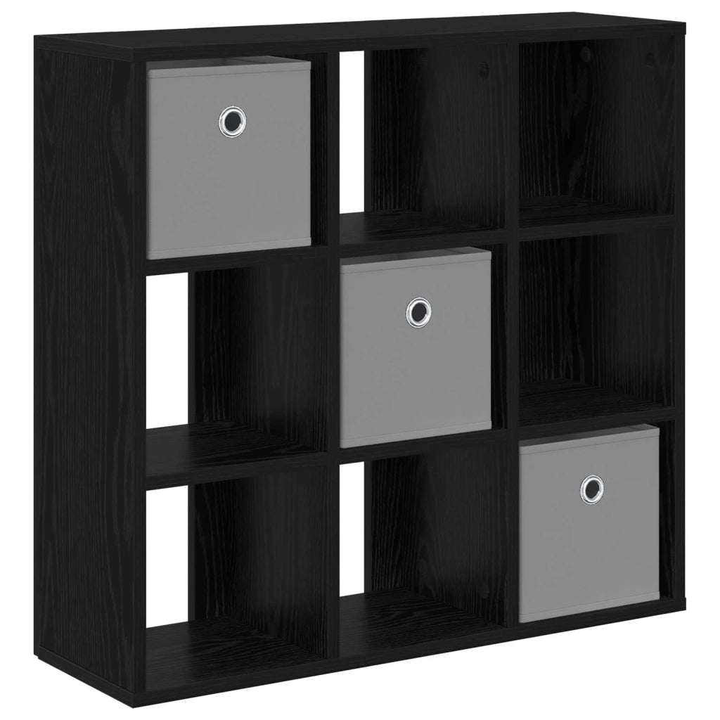 Credenza con cassetto Rovere Nero 73,5 x 24 x 69,5 cm