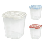 1pz contenitore quadro alto plastica 'frigo box' lt1 cm11,7x11,7xh.14 acqua cod:ferx.8410937nlm