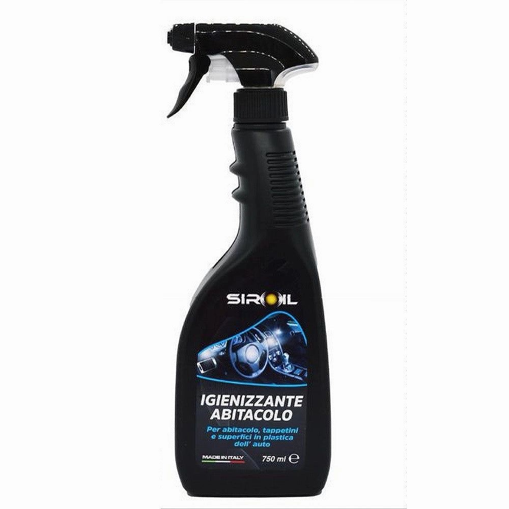 Trade Shop - Igienizzante Abitacolo 750ml Spray Pulitore Cruscotto Plastica Auto Moto Sir-igien -