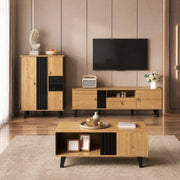 Mobile TV 170 cm con ante e cassetto