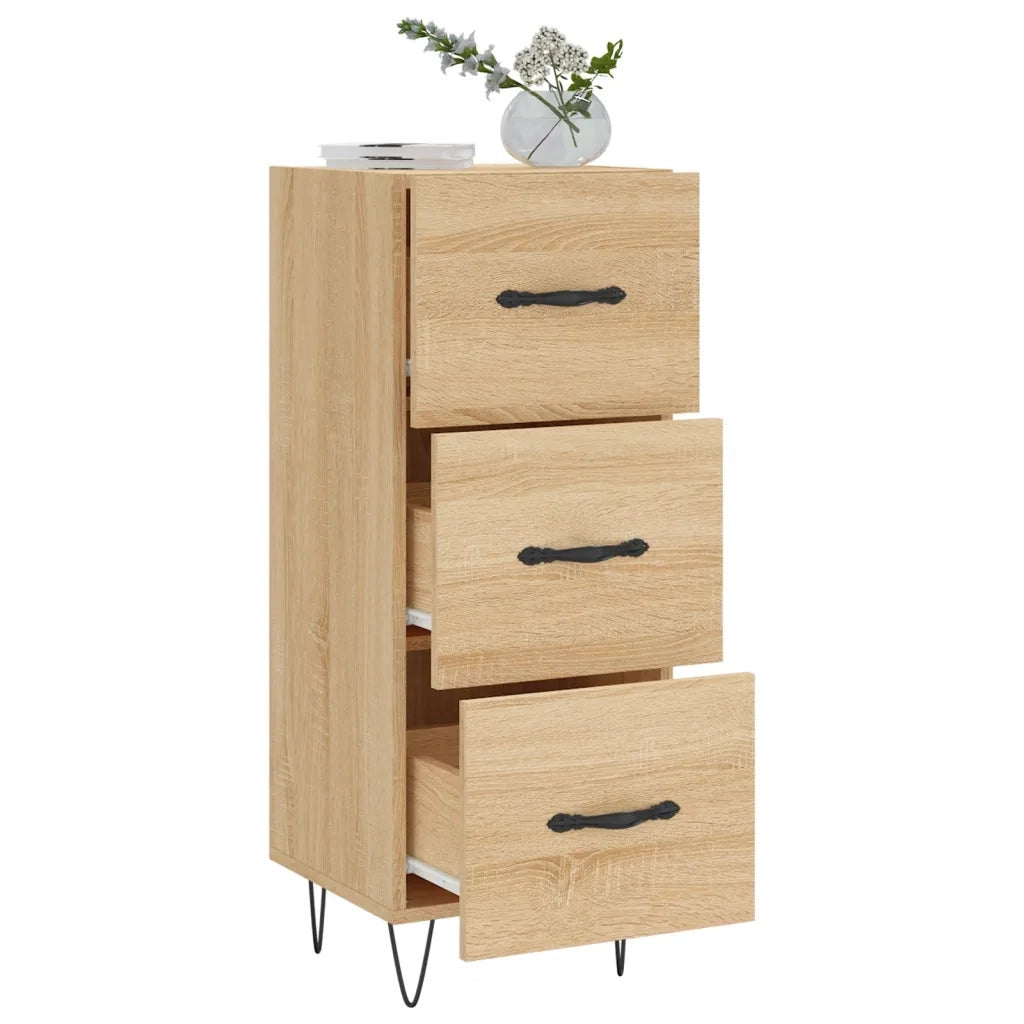 Credenza Rovere Sonoma 34,5x34x90 cm in Legno Multistrato 828599