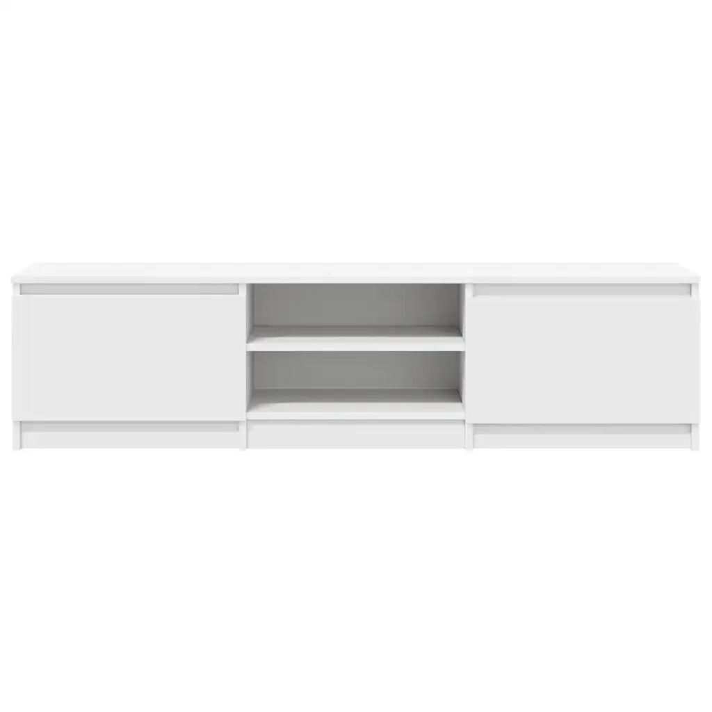 Mobile Porta TV Bianco 140x40x35,5 cm in Legno Multistrato 800648