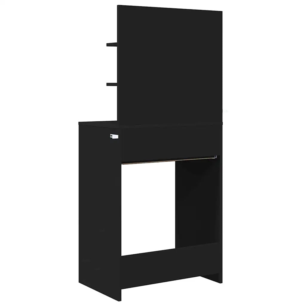 Tavoli da Trucco per Camera da Letto Nero 80 x 39,6 x 135 cm
