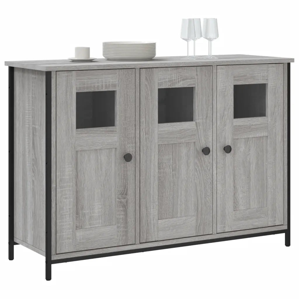 Credenza Grigio Sonoma 100x35x70 cm in Legno Multistrato 835522