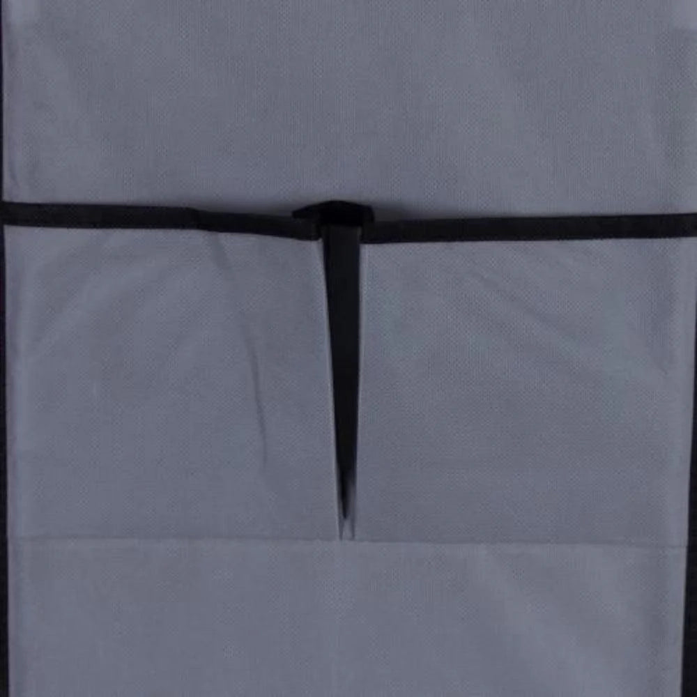 Scarpiera/scaffale a 10 ripiani con coperchio contiene 27 paia di scarpe 58 x 28 x 160 cm grigio 12_0001085