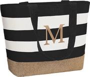 Borsa personalizzata, grande borsa per donna con chiusura a righello, borsa con iniziali per donna, regalo personalizzato per amica, moglie, collega, madre, sorella, compleanno (M)