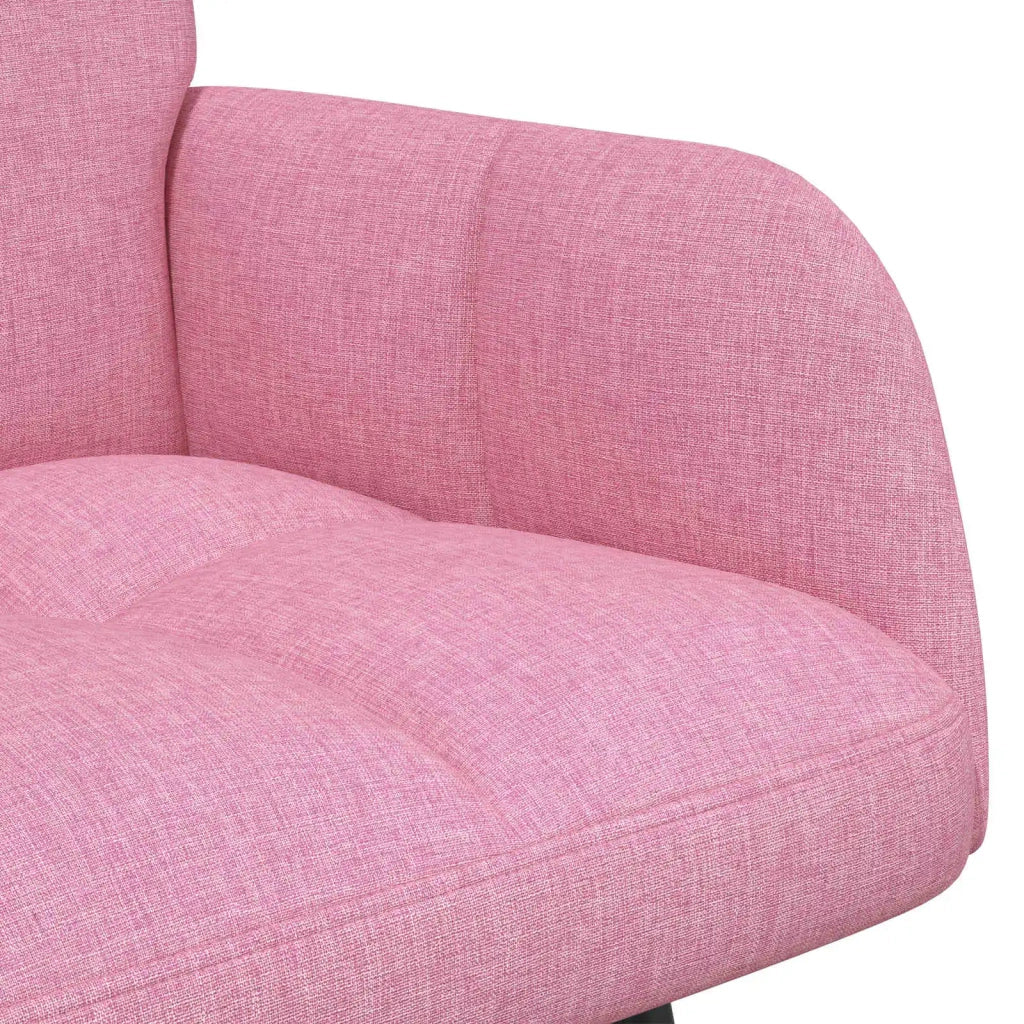 Sofa a Due Posti Rosa 115 x 61 x 87 cm Tessuto