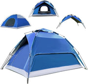 Tenda da Campeggio Automatica – 2/3/4/6 Persone Tenda da Spiaggia Impermeabile Portatile con Copertura – Tenda Anti UV e Velocissima da Montaggio per Camping, Pesca e Attività All'Aperto