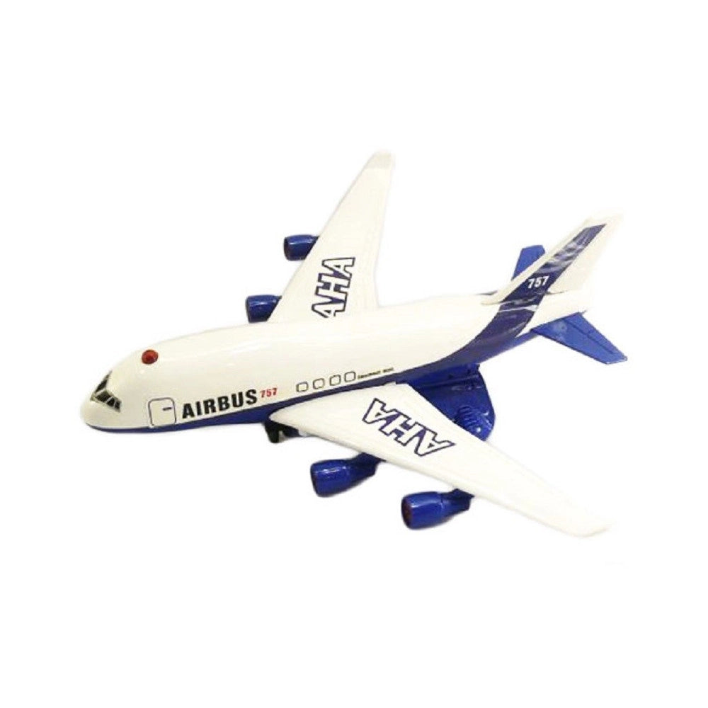 Trade Shop - Aereo Airbus 767 Rotelline Di Movimento E Con Effetti Luminosi -