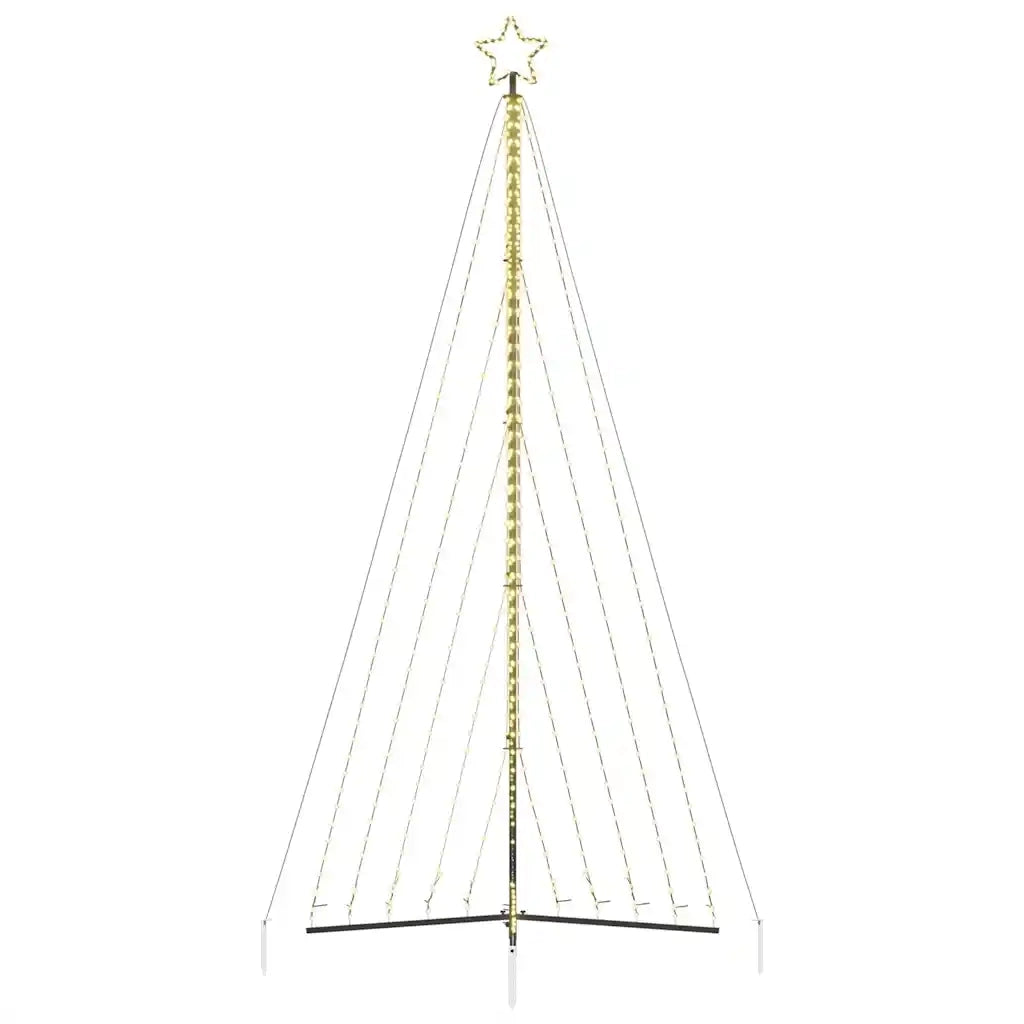 Albero di Natale a LED 570 LED Bianco Caldo 399 cm 4016440
