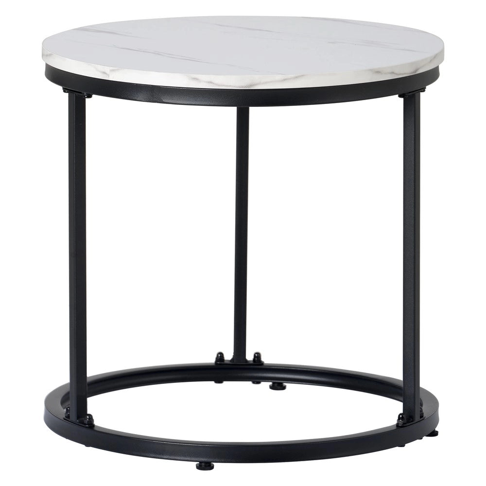 Tavolino da Caff¨¨ Rotondo Set 2 Pezzi Soggiorno ¨C Xylo ¨C Design Moderno