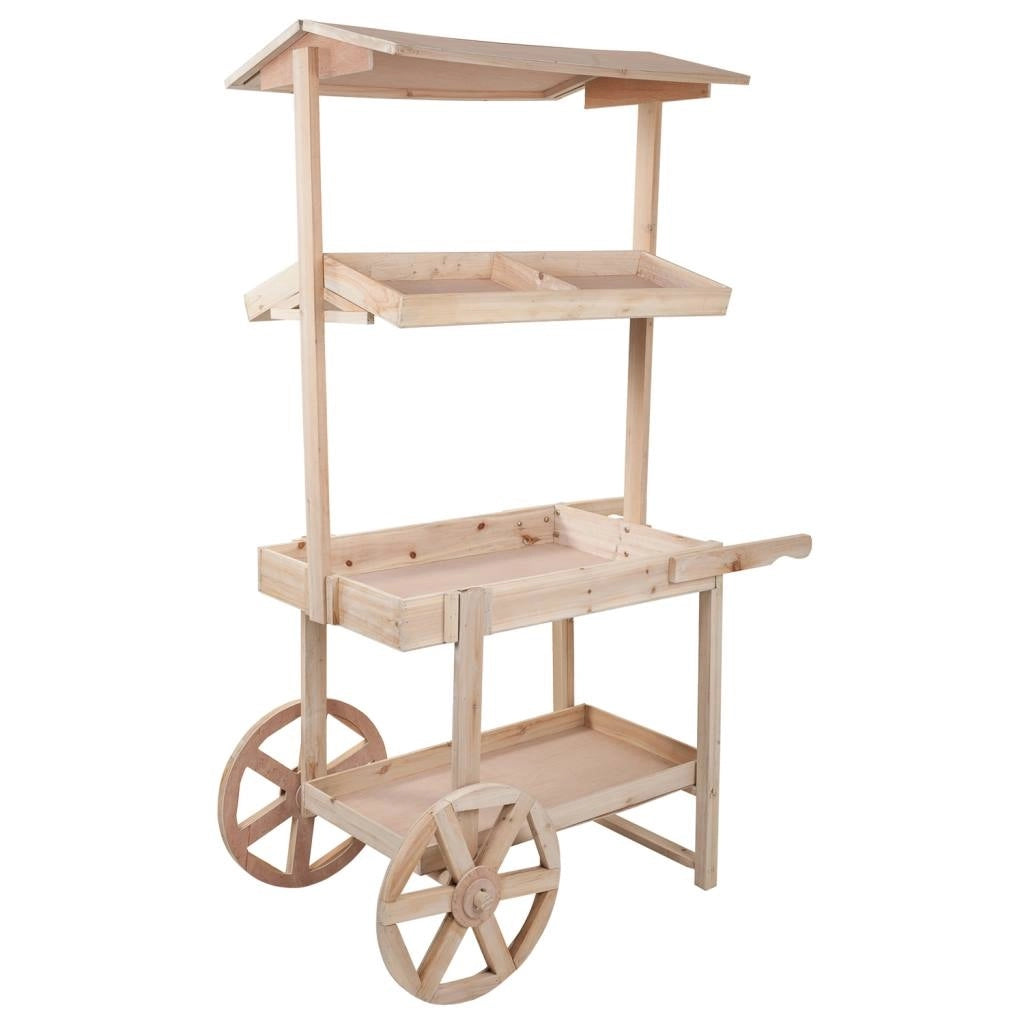 Carrello espositivo 110x58x168 cm