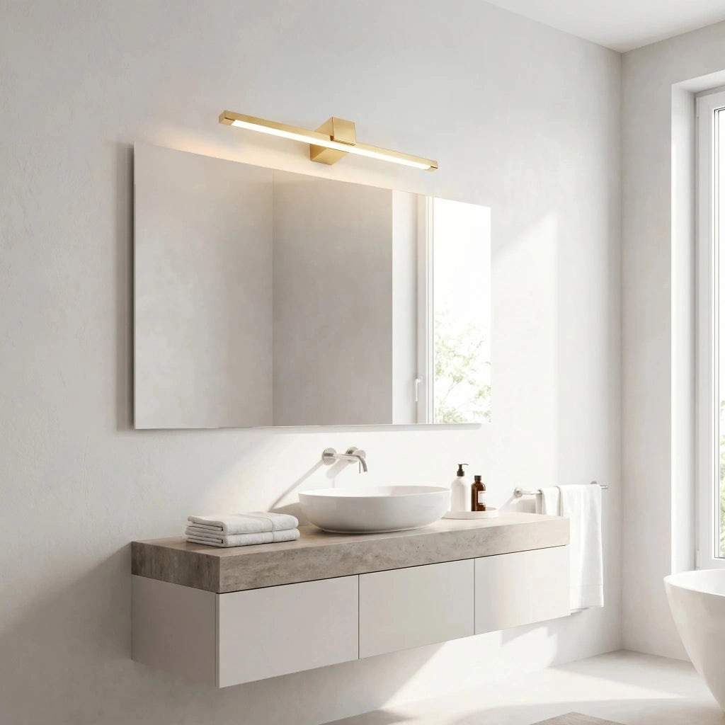 Applique Da Bagno Led Swe044-1w 60cm Gold