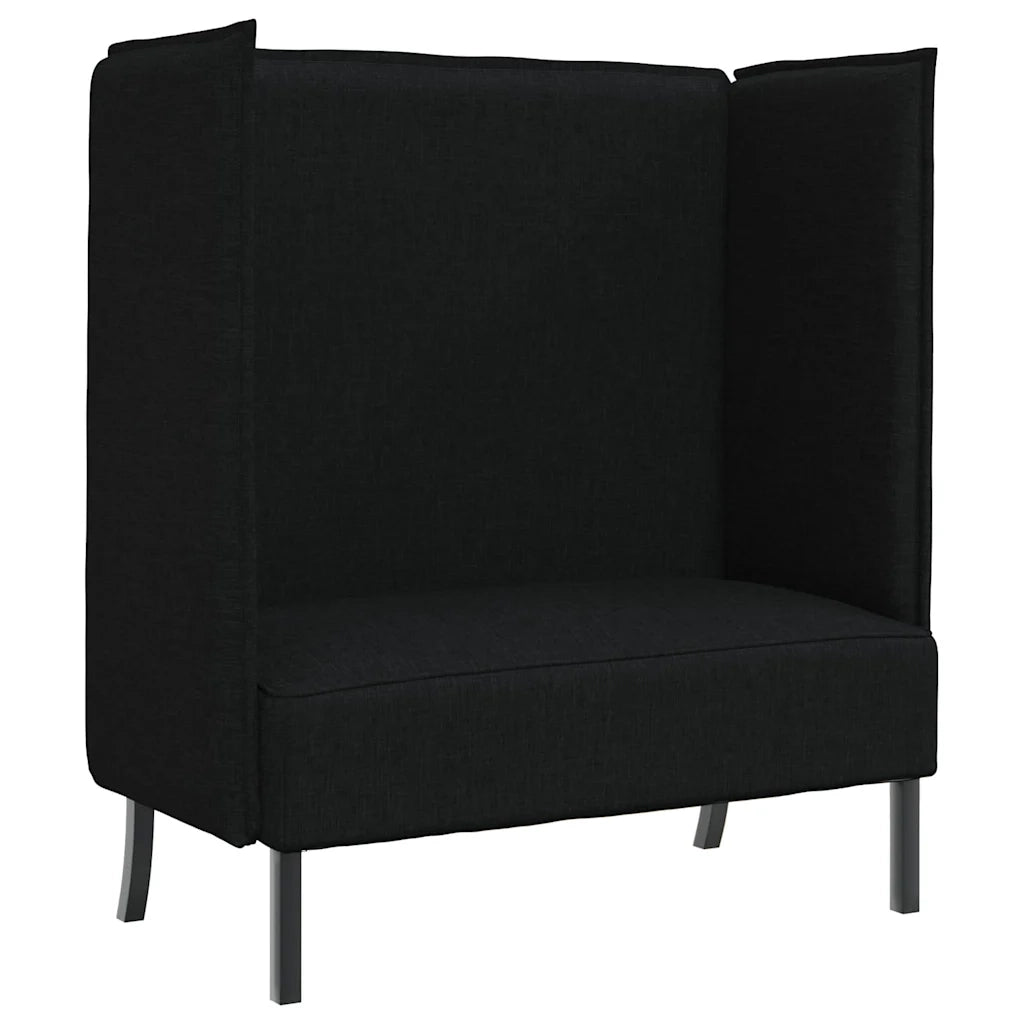 Divano alto 101cm Nero Tessuto 42010834