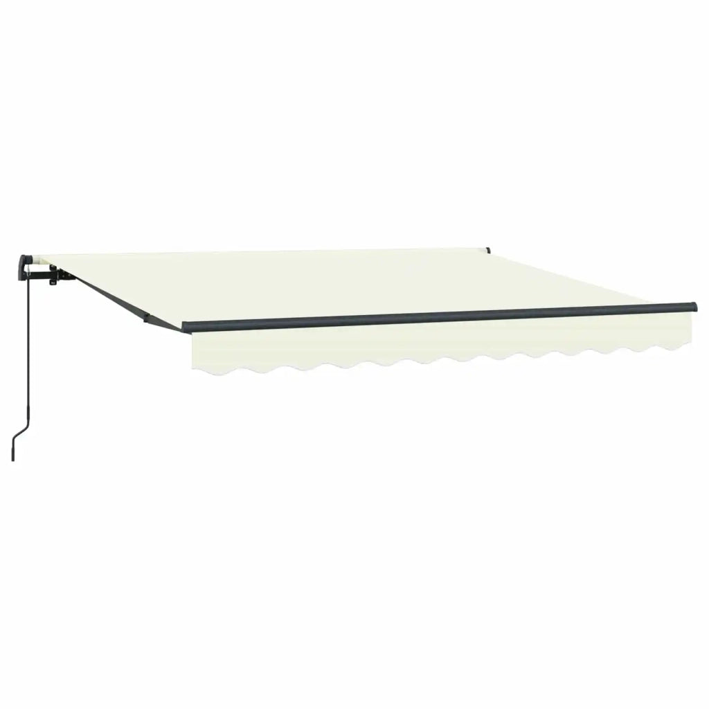 Tenda retrattile-Tenda parasole per balcone Crema 250 x 200 cm Tessuto 941522