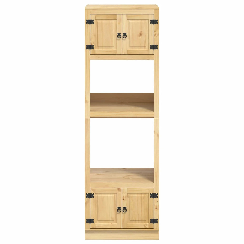 Armadietto SKI Marrone Miele 66 x 58 x 207 cm Pino massello