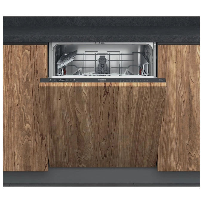 Hotpoint H2I HKD526 Lavastoviglie da Incasso 14 Coperti Nero