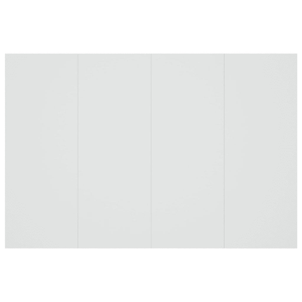 Testiera per Letto Bianca 120x1,5x80 cm in Legno Multistrato 811025
