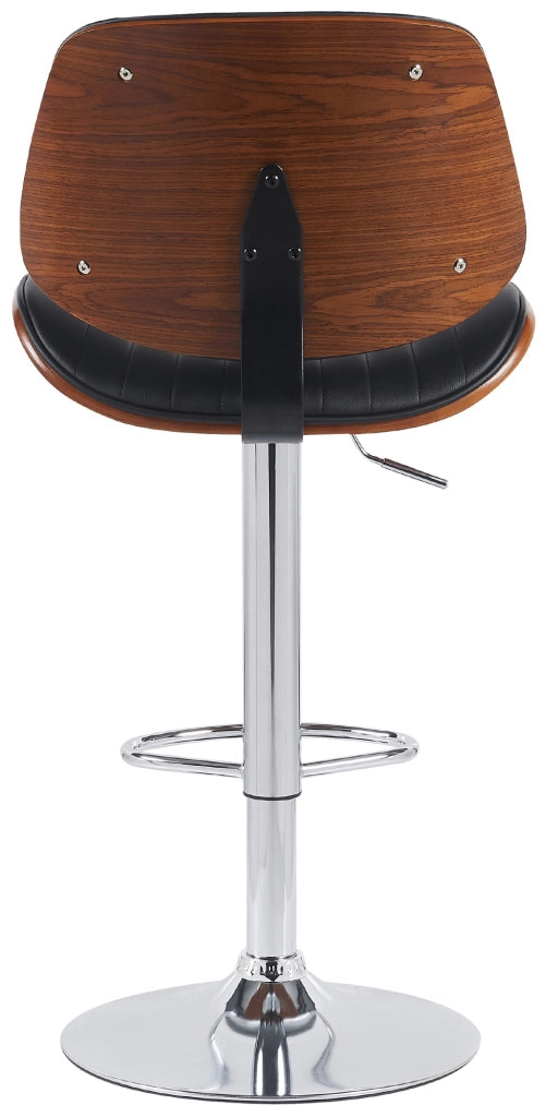 Set di 2 sgabelli da bar Clawson in ecopelle cromata 2