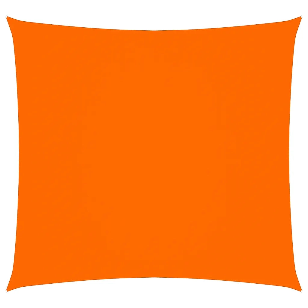 Parasole a Vela in Tela Oxford Quadrata 3x3 m Arancione 135687