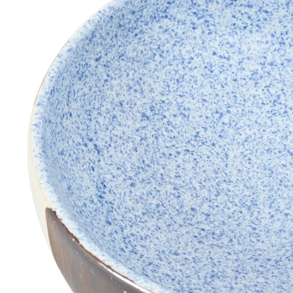 Lavabo da Appoggio Multicolore Ovale 59x40x14 cm Ceramica CFW2178992