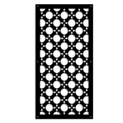 ALADIN - Pannello in PVC traforato - Parasole Colore: nero, Misura: 73x148 cm