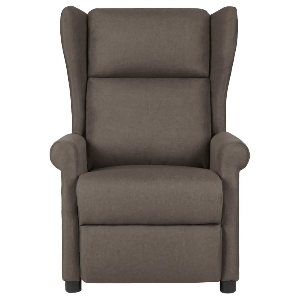 Divano Sedia-Poltrona Reclinabile in Tessuto Marrone 423811