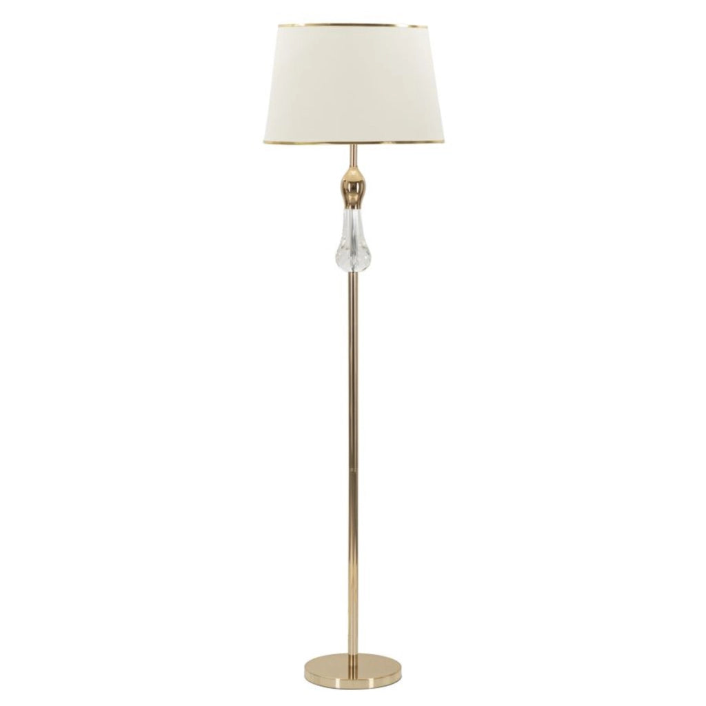 Lampada da Terra VKH209, Oro, Metallo, 45x45x165 cm