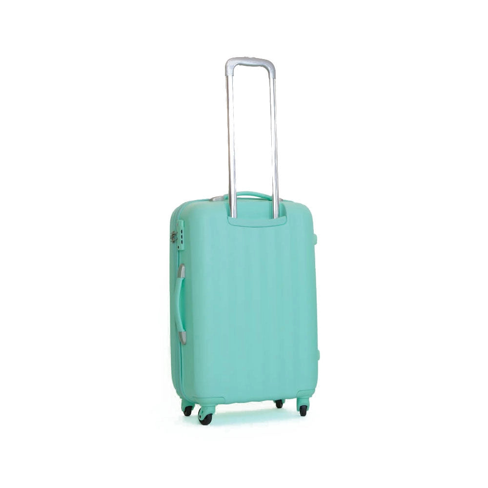 Trolley Valigia Media Rigida in ABS 4 Ruote TSA Ravizzoni Icon Verde Acqua
