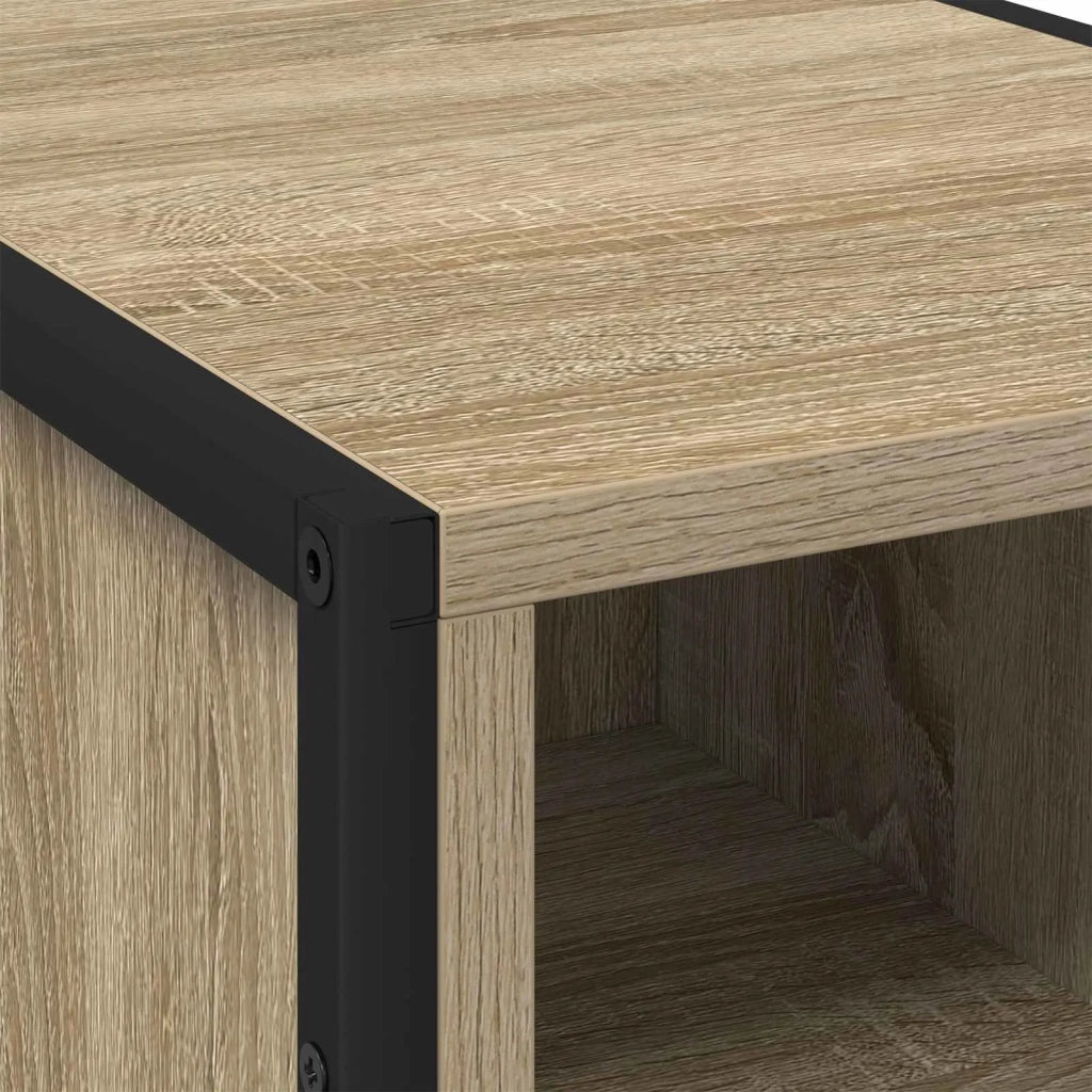 Comodino 2 pcs Sonoma 39.5 x 30 x 50 cm Legno multistrato 886633