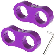 Slangseparatore a lama aluminium - Slangseparatore - Adattatore - Supporto - 2 pezzi - Adatto per AN6 14 mm