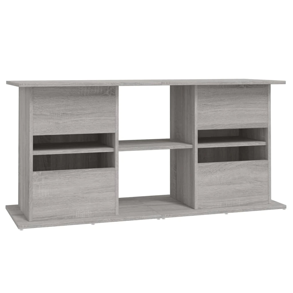 Base di supporto per mobiletto acquario stile Sonoma 121 x 41 x 58 cm legno ingegnerizzato grigio 02_0045087