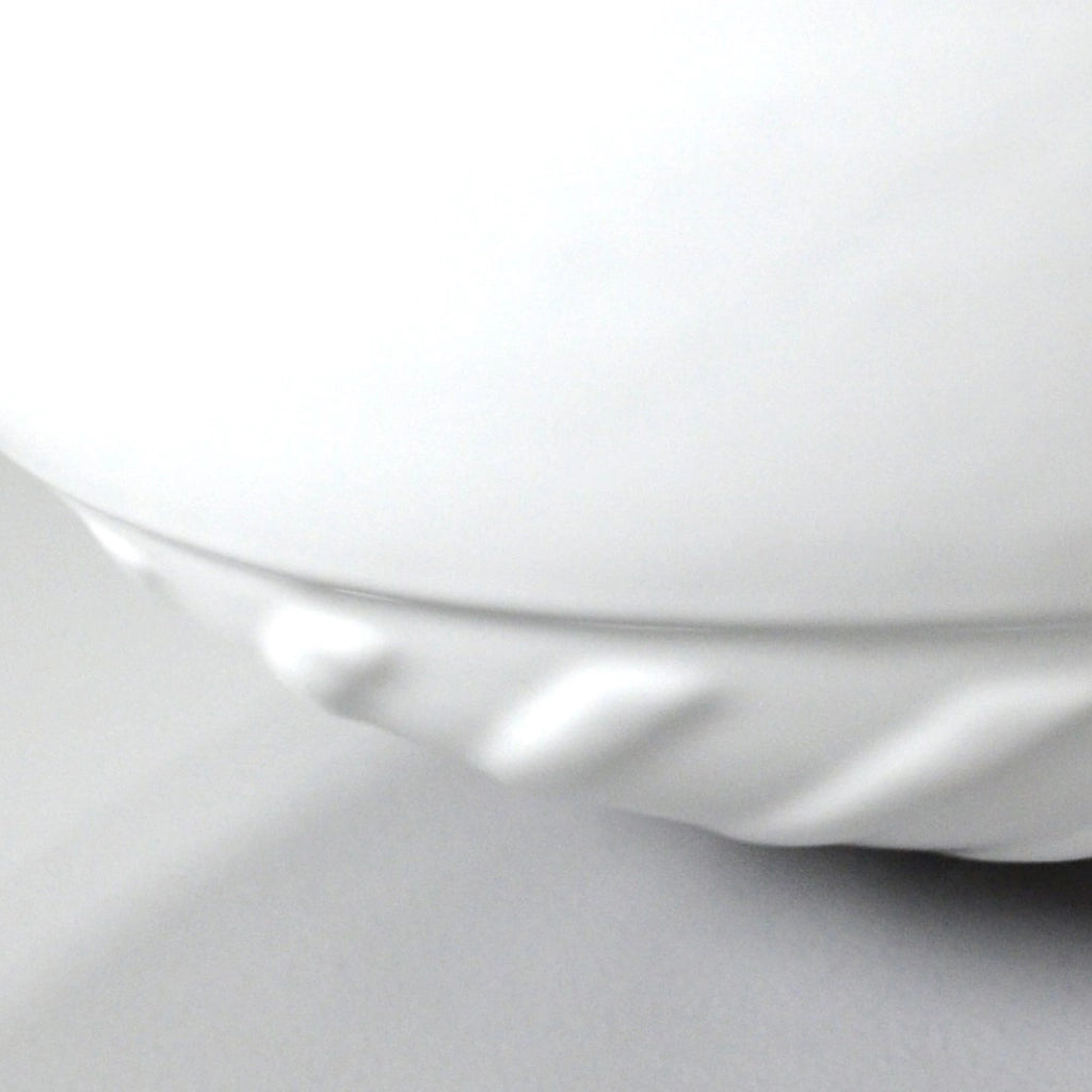 Lavabo d'appoggio d.33 slim in ceramica mod. 04 - Bianco