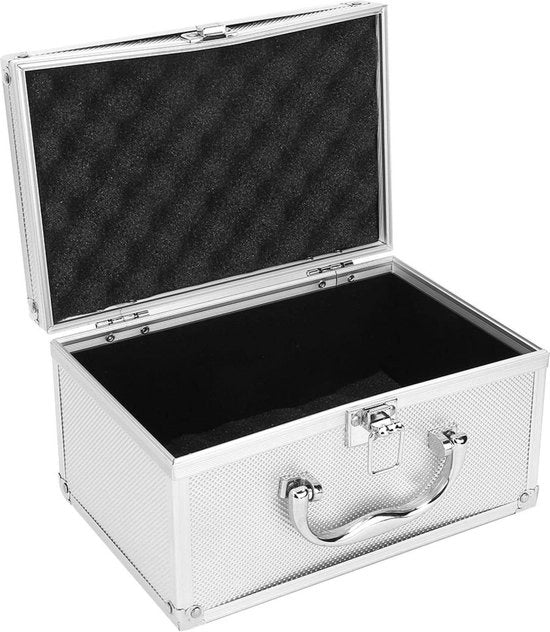 Cassa Rigida Display Portatile Strumentazione con Scatola di Lavoro in Alluminio e Apparecchiature Portatili