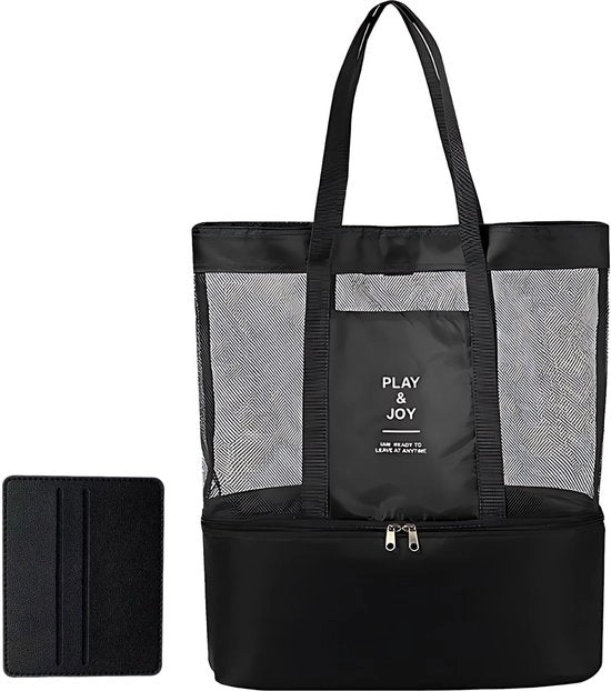 Borsa da Spiaggia XXL per Famiglia, Opvougbile, Ideale per Viaggi, Shopping, Picnic, Palestra