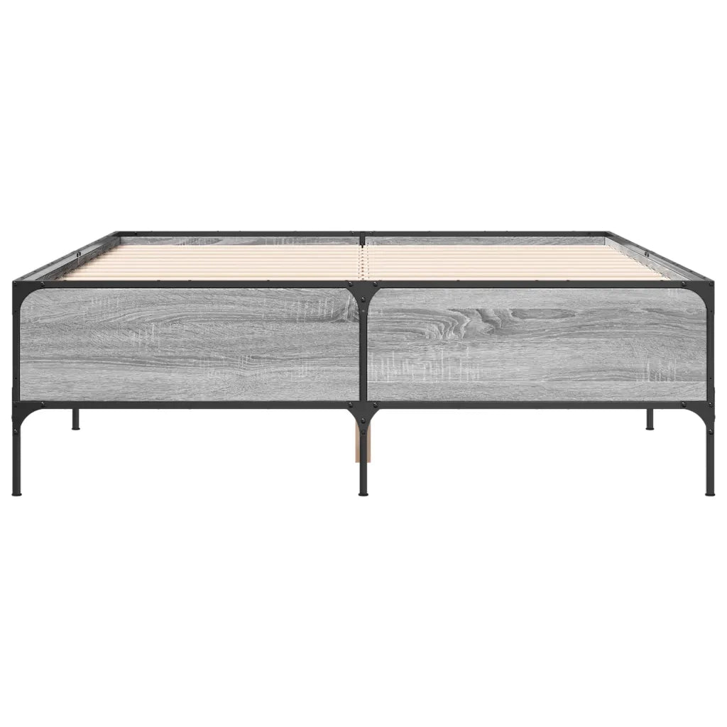 Giroletto Grigio Sonoma 120x190 cm in Legno Multistrato Metallo 3279820