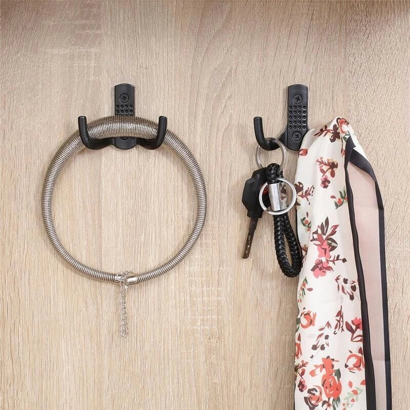 MOBILE DA INGRESSO 4 IN 1 CON SPECCHIO GANCI E RIPIANI 145X29X184 CM BICOLOR