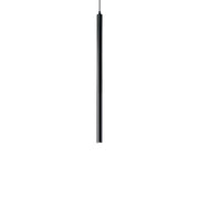 Sospensione Round Moderna Ultrathin Metallo Nero Led 11,5W 3000K D40