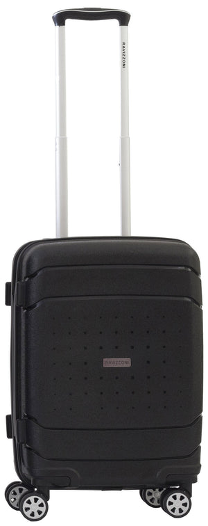 Trolley Valigia Bagaglio a Mano Rigida in Polipropilene 4 Ruote TSA Ravizzoni Cuba Libre Nera