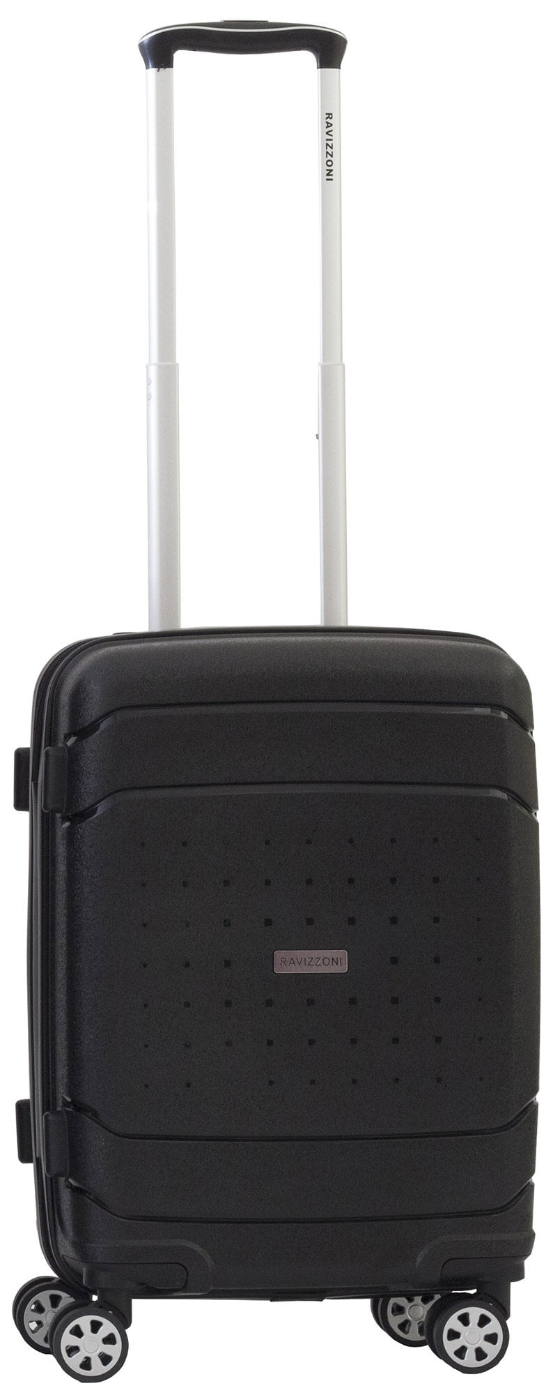Trolley Valigia Bagaglio a Mano Rigida in Polipropilene 4 Ruote TSA Ravizzoni Cuba Libre Nera