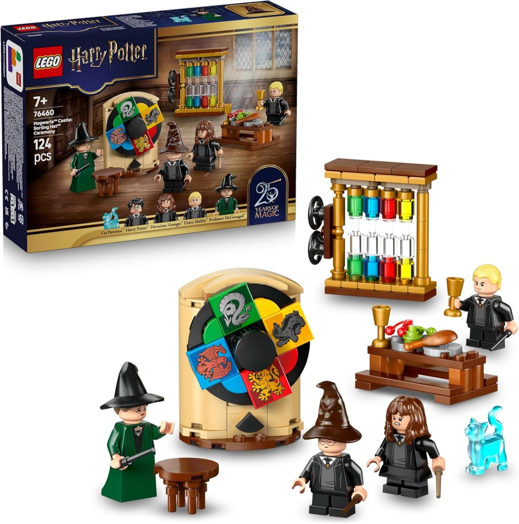 LEGO Harry Potter Castello di Hogwarts: Cerimonia del Cappello Parlante Giocattolo - Minifigure da Collezione Patronus o
