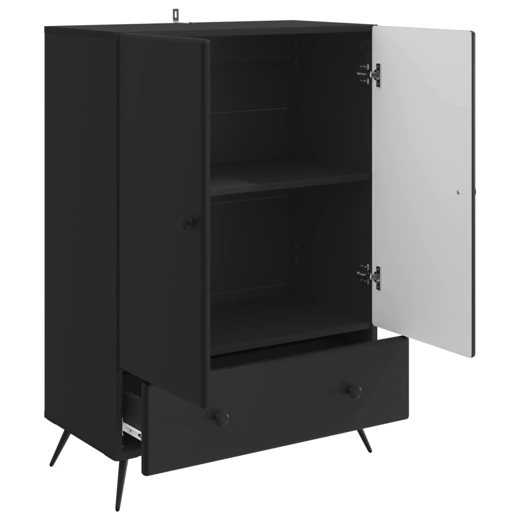 Credenza Nero 66 x 34,5 x 95 cm Legno ingegnerizzato 895586